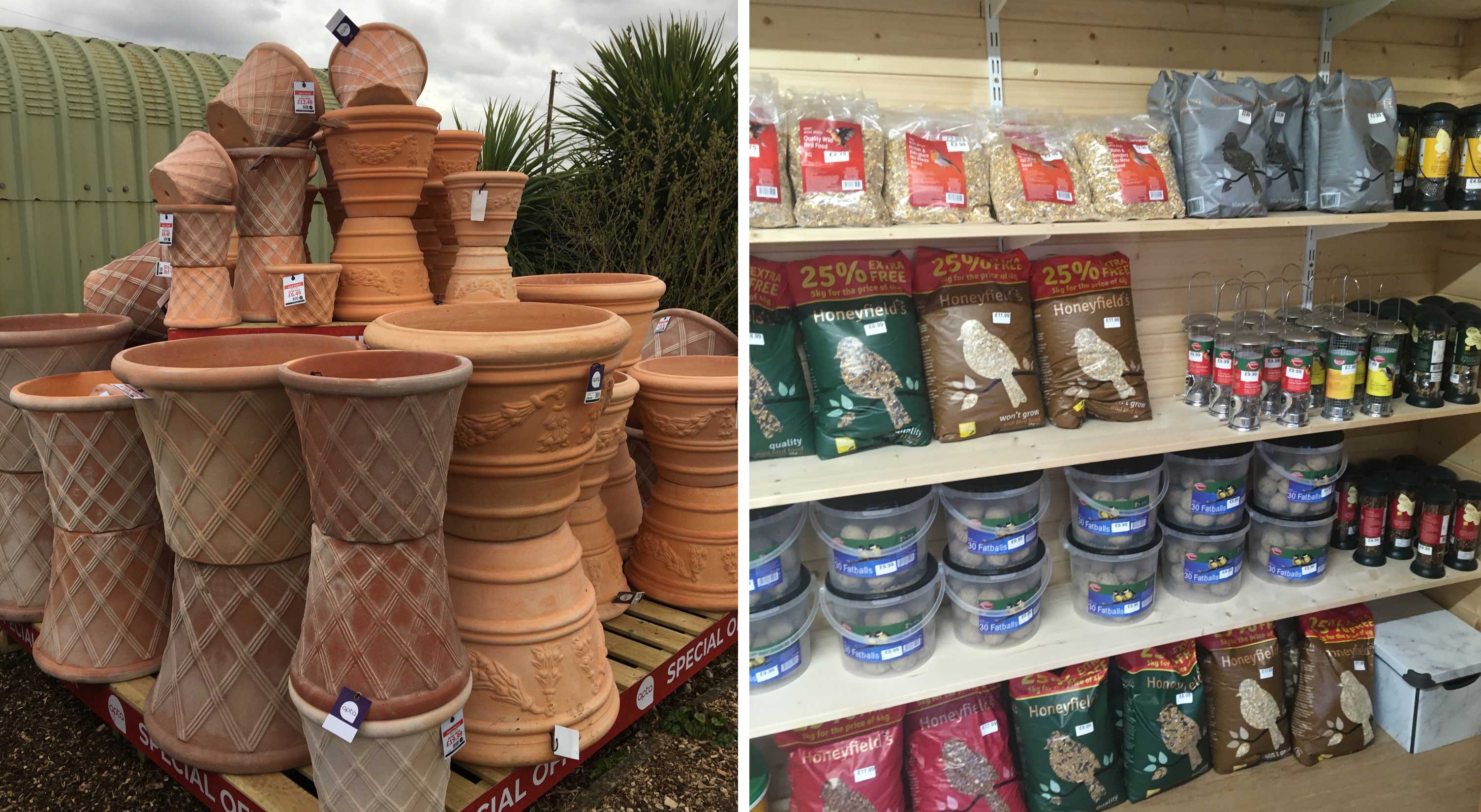 bird food at retford garden centre